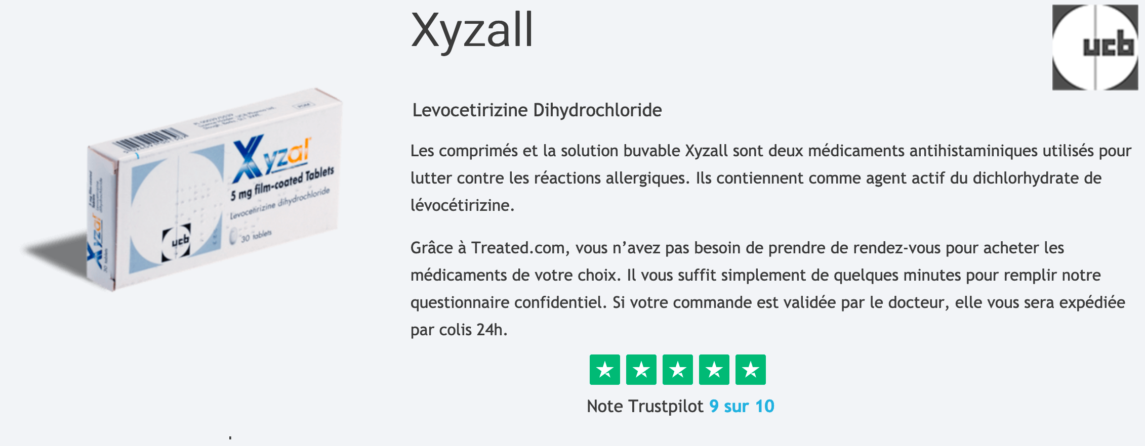 Xyzall Avis et Prix Un Médicament Sans Ordonnance ? Allergies